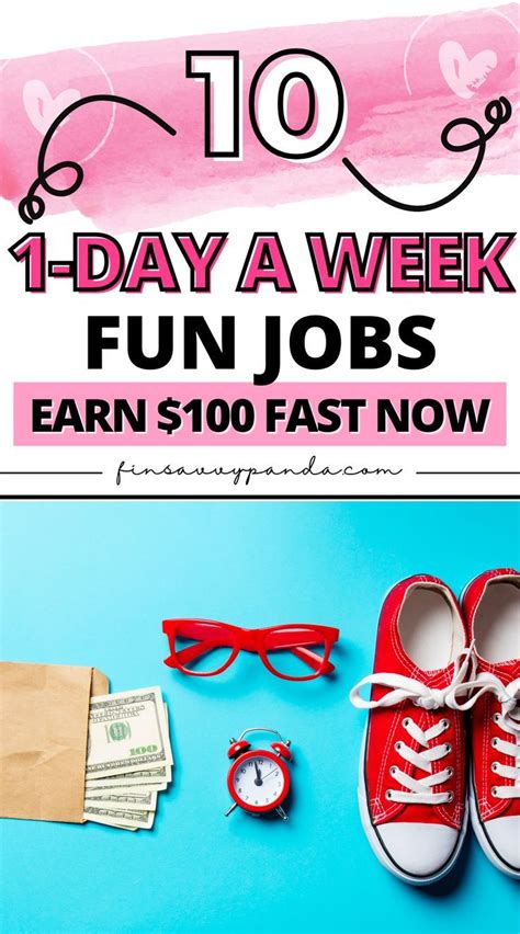 1 day jobs for quick cash.